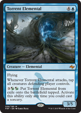 A lesser known method to cast Torrent Elemental from outside the game is to torrent it. 