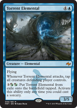 A lesser known method to cast Torrent Elemental from outside the game is to torrent it.