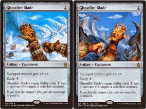 mtg ghostfire blade